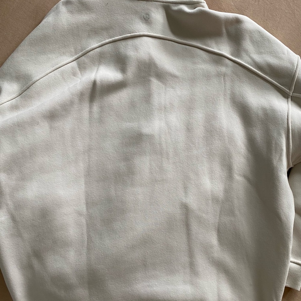 lululemon athletica Cream Zip Up Sweater - Picture 2 of 3